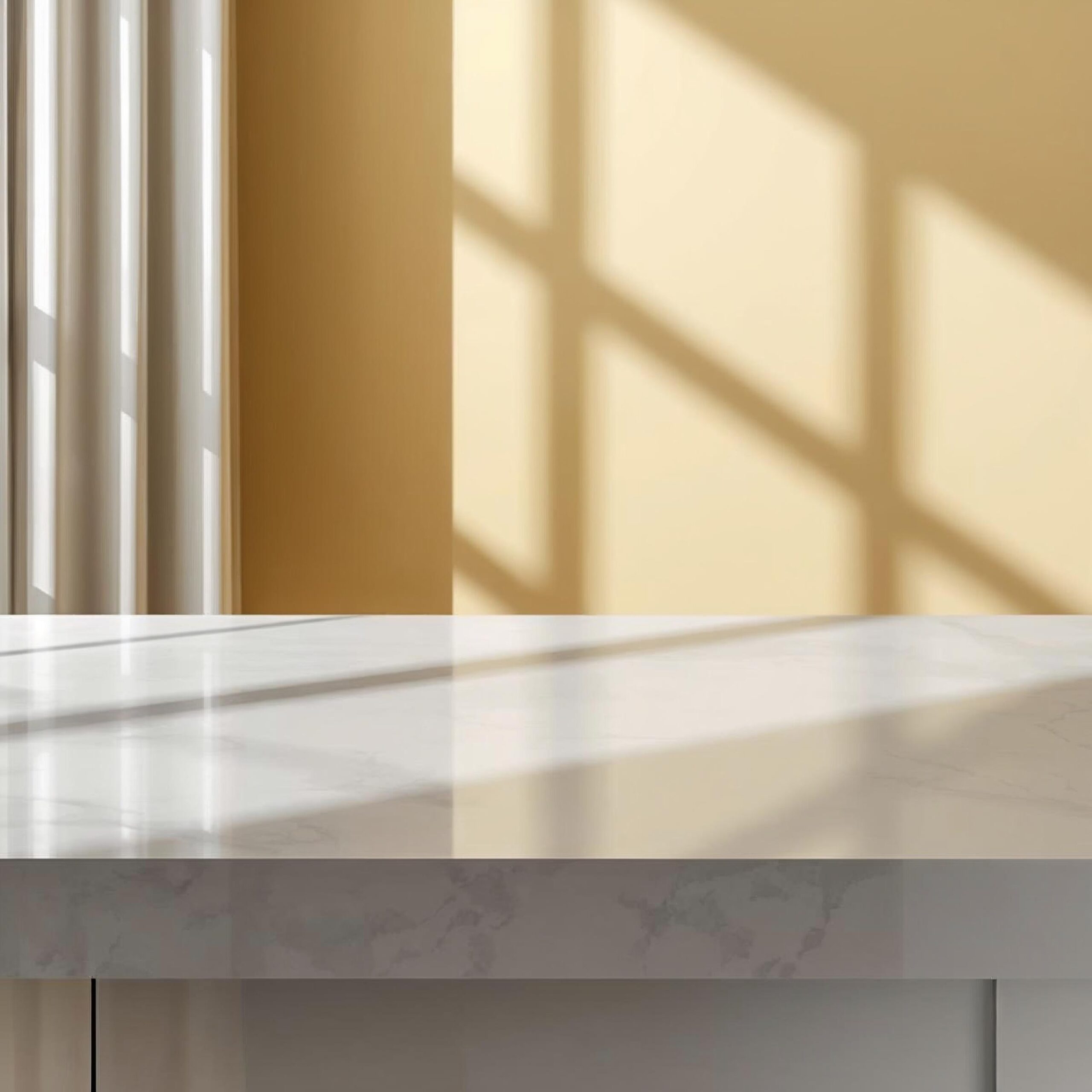 Surface protection film on dining table