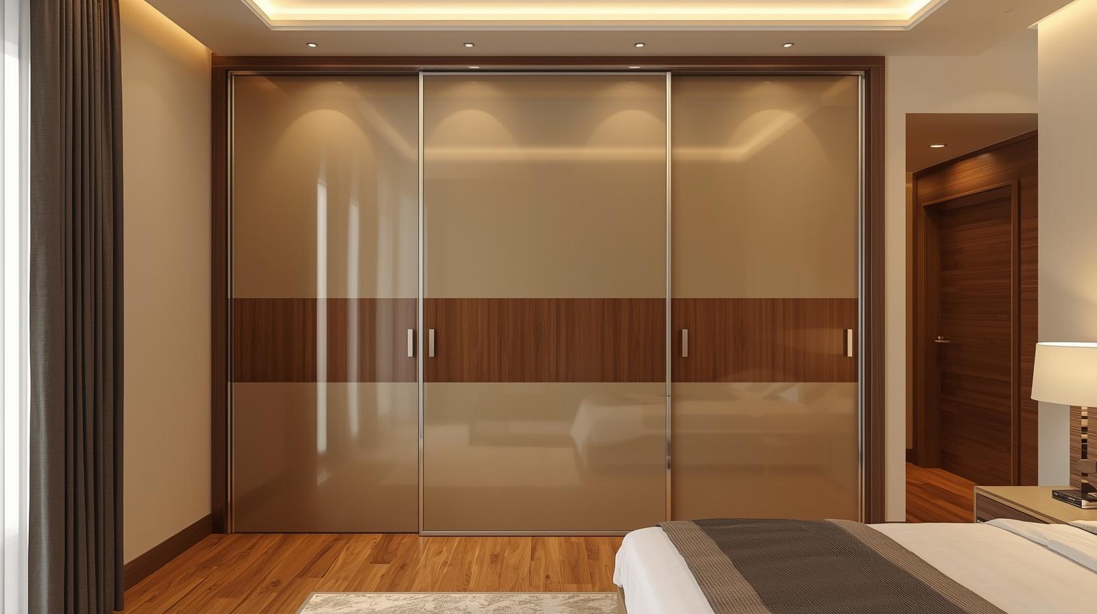 Luxury modular wardrobe and laminate protection film
