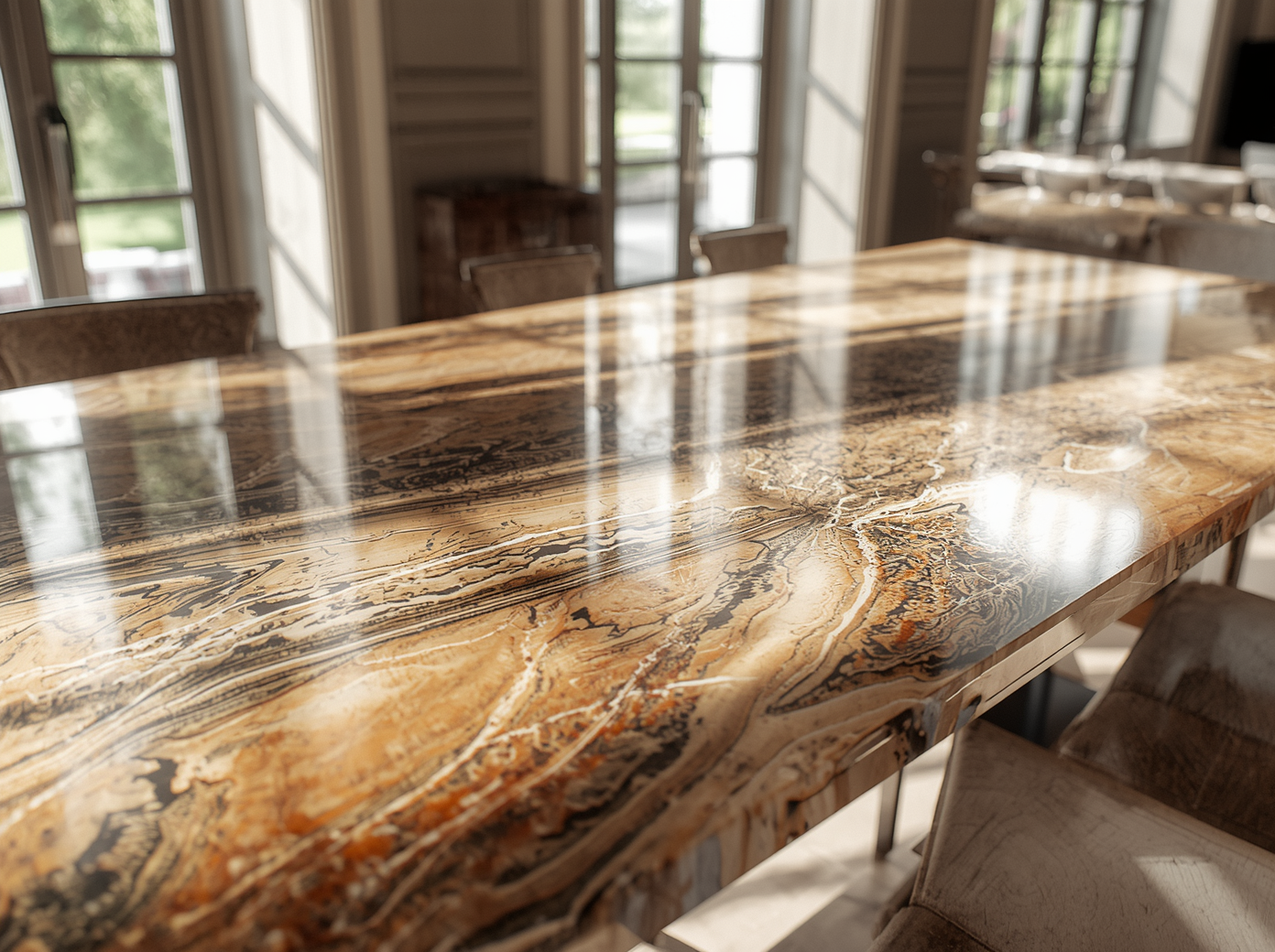 Marble Dining Table Surface Protection Film Mangalore